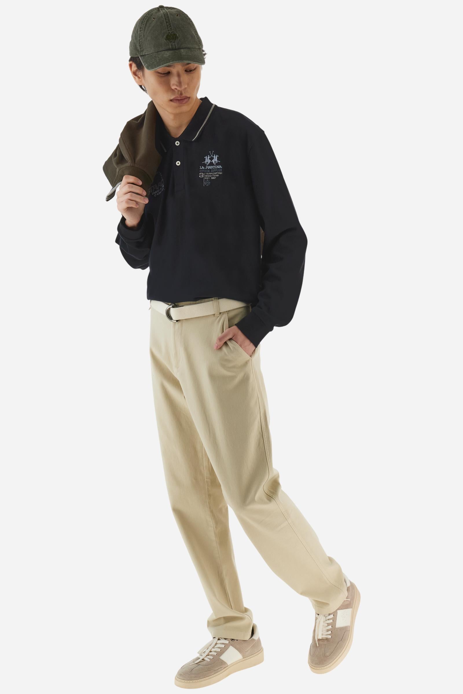 Men’s soft‑touch jersey polo shirt - Benton