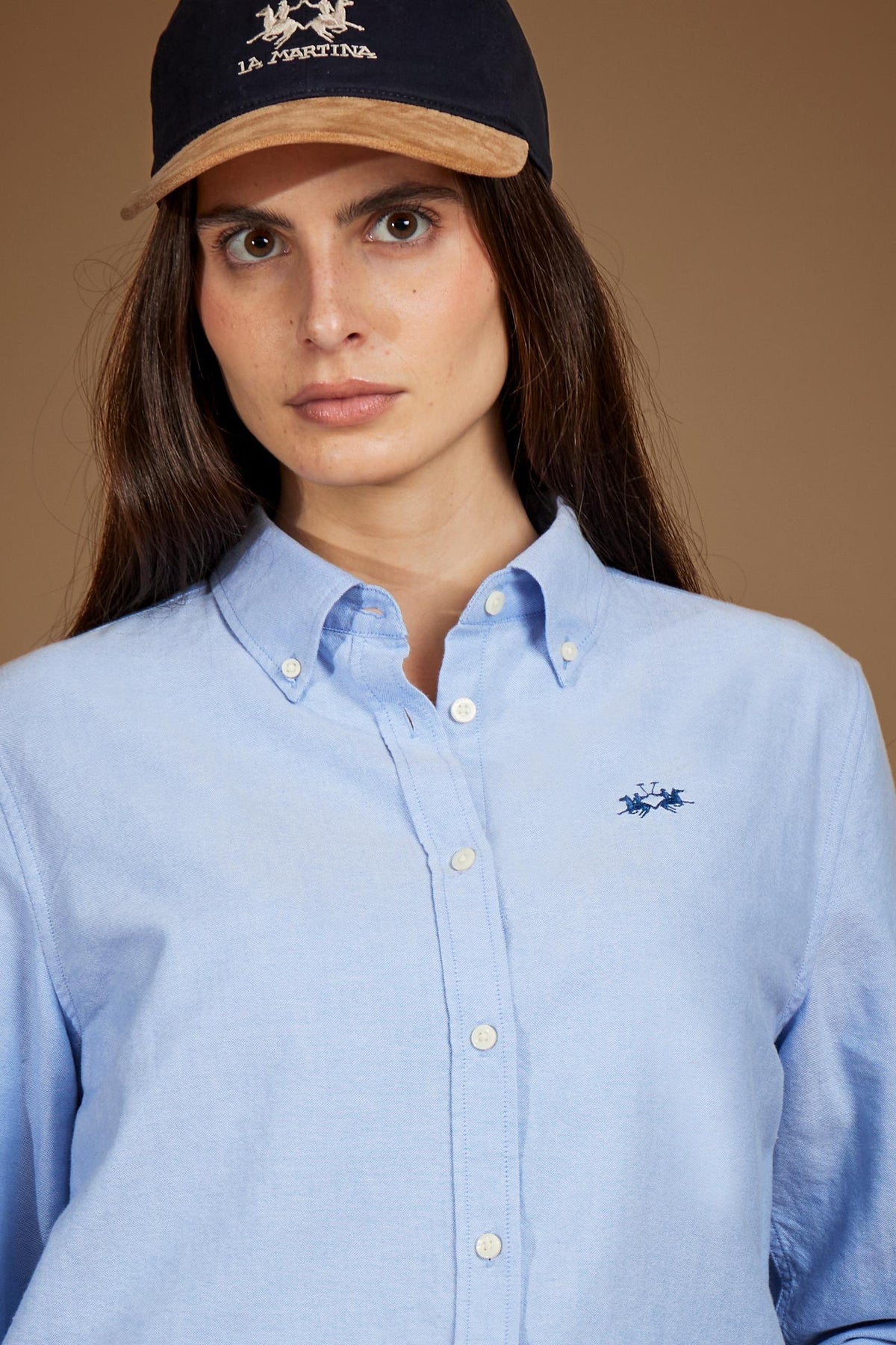 Camicia donna Oxford in puro cotone – Divina