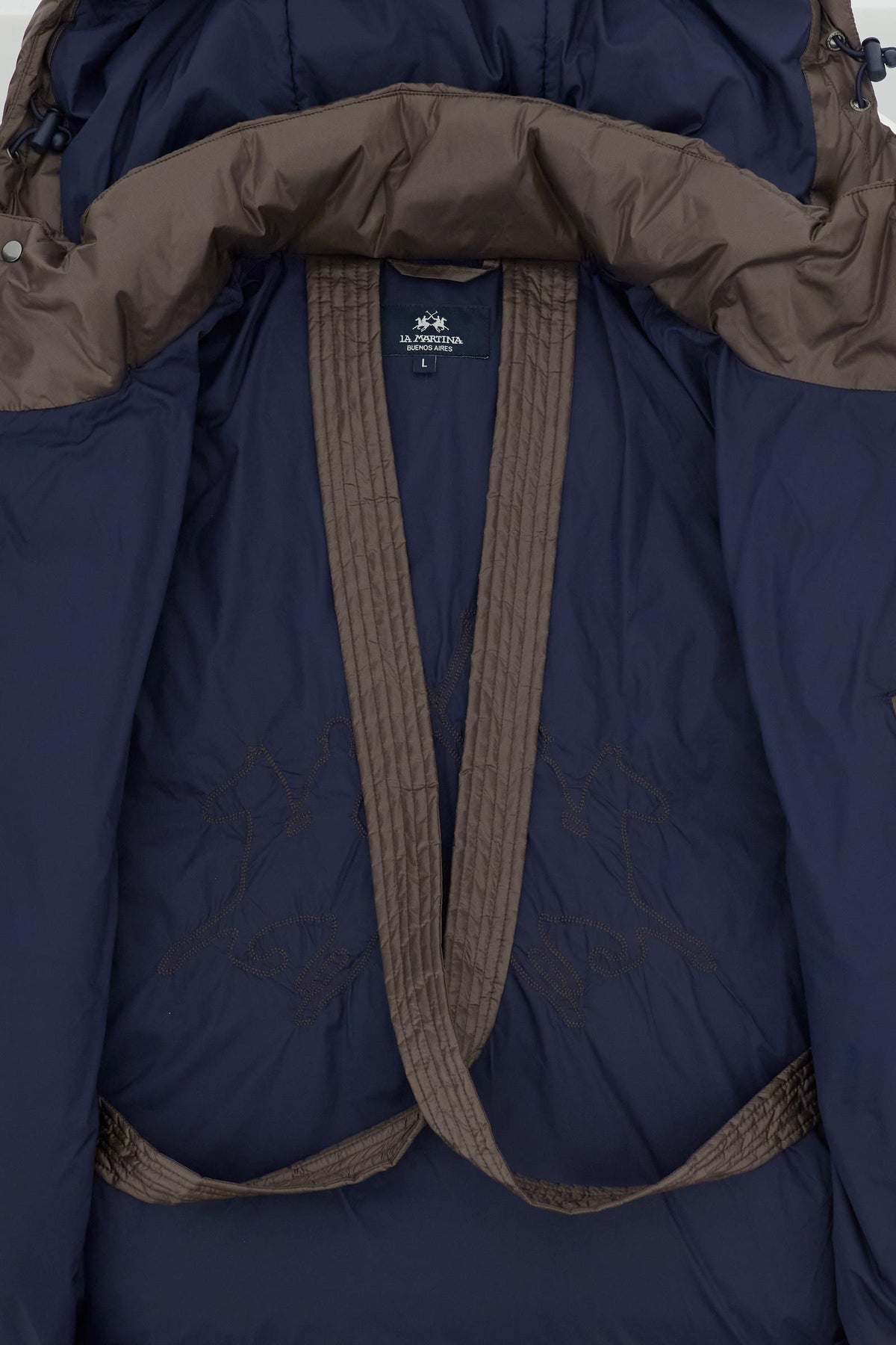 Herrensteppjacke aus irisierendem Nylon Polo Player - Derick