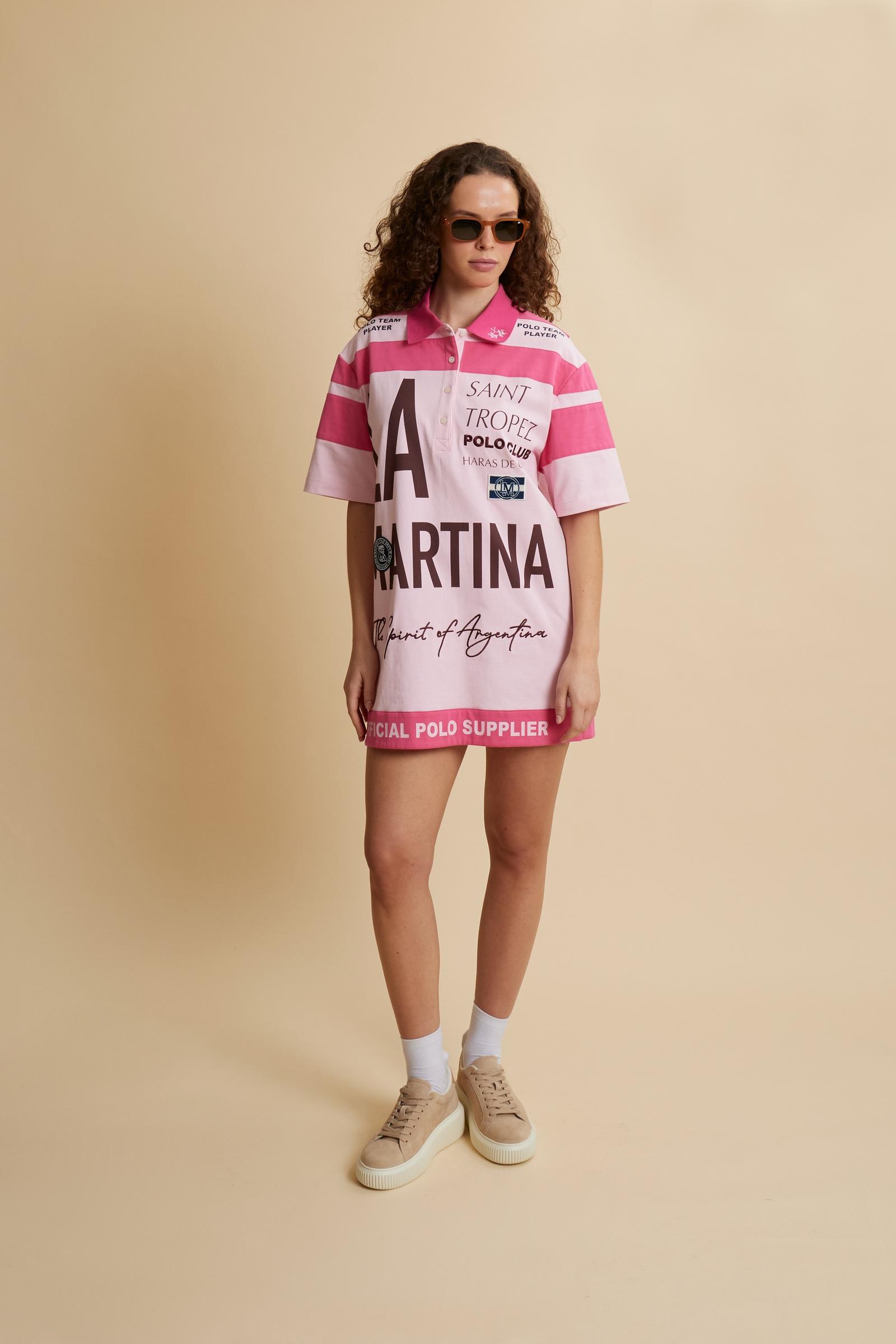 Women's long dress in heavy jersey Saint Tropez - Carola