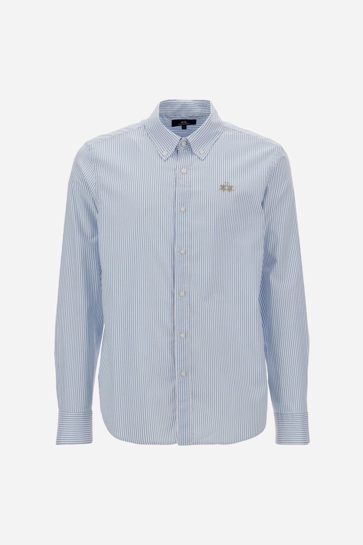 Camisa de hombre en algodón oxford a rayas - Rodolfo