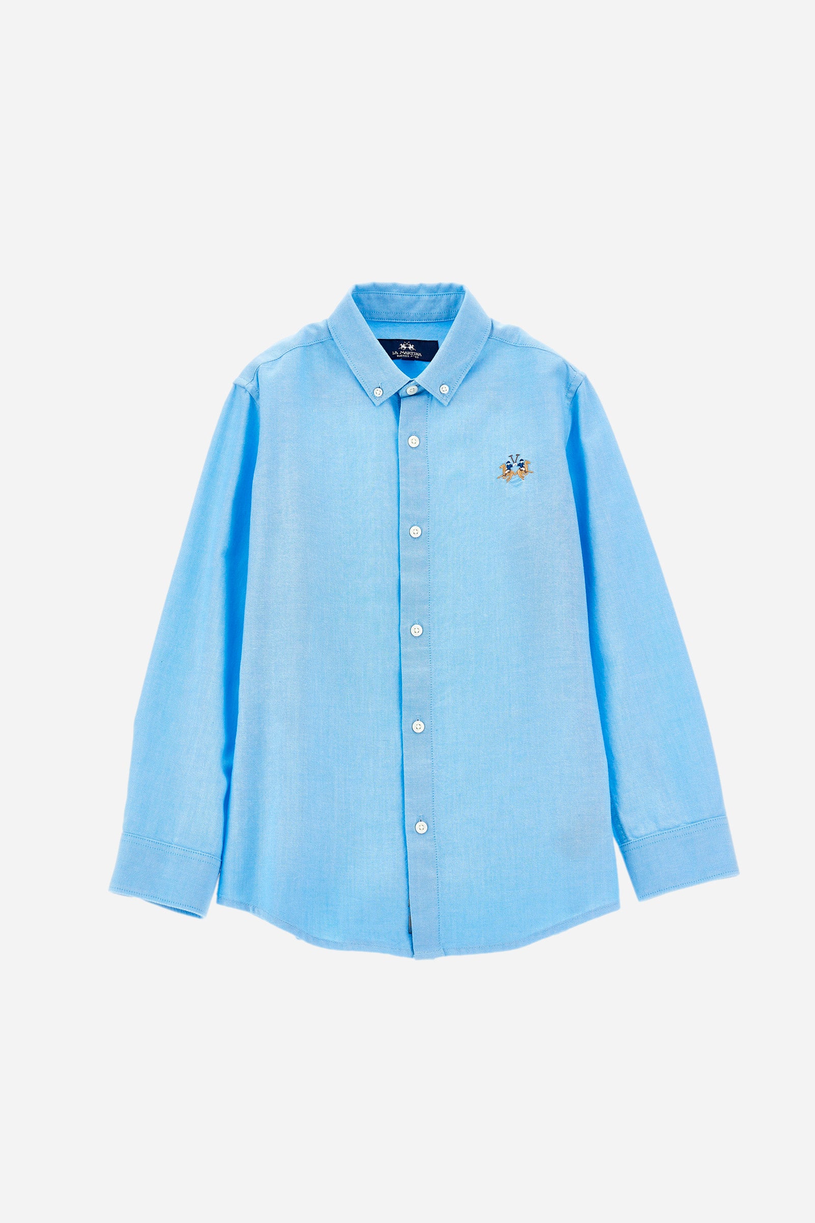 Camisa Oxfort de piqué para niño