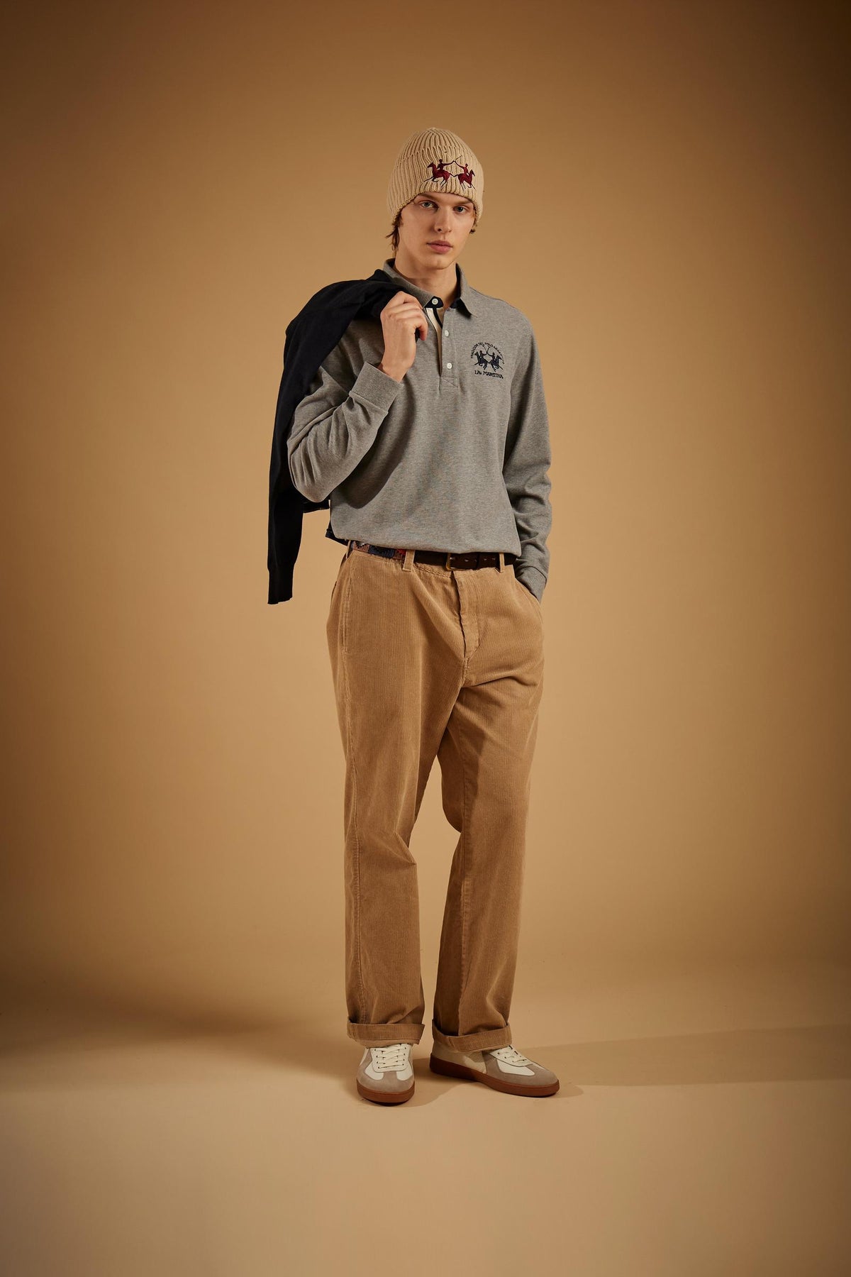 Polo uomo in jersey soft-touch team logo - Dirk