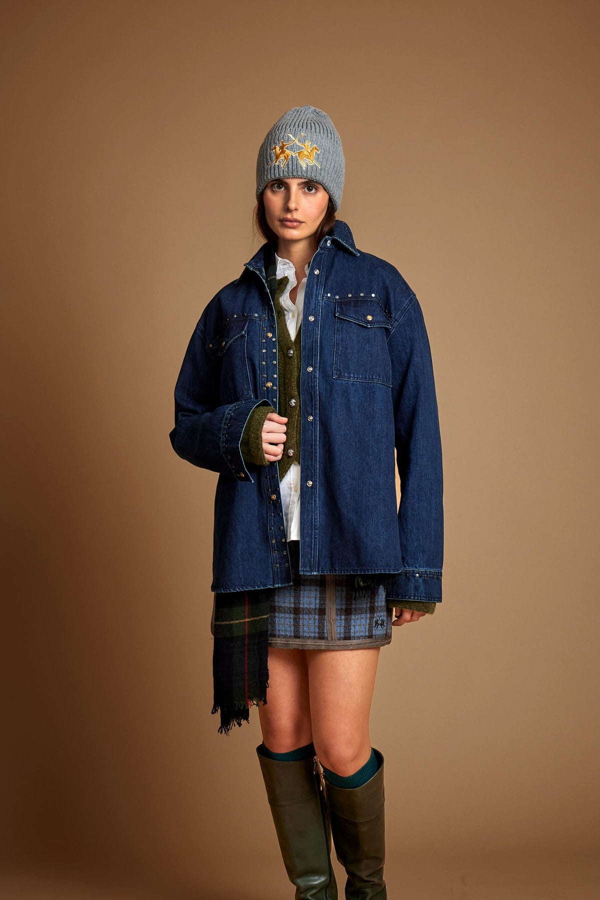 Women's oversized denim shirt - Dalma