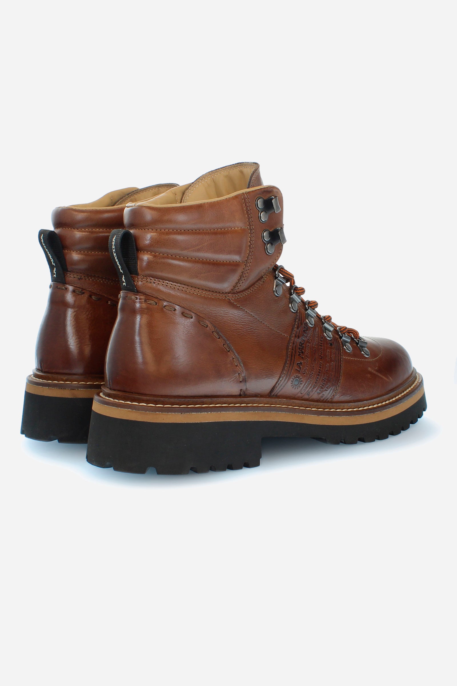 Men's urban style ankle boot in leather
