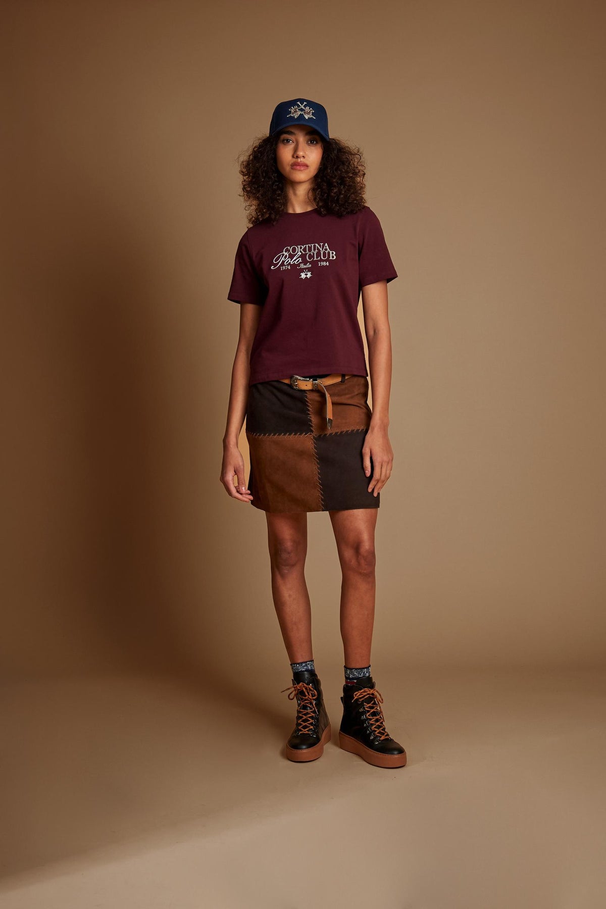 T-Shirt Damen Kurzarm Jersey Baumwolle Cortina - Eliza