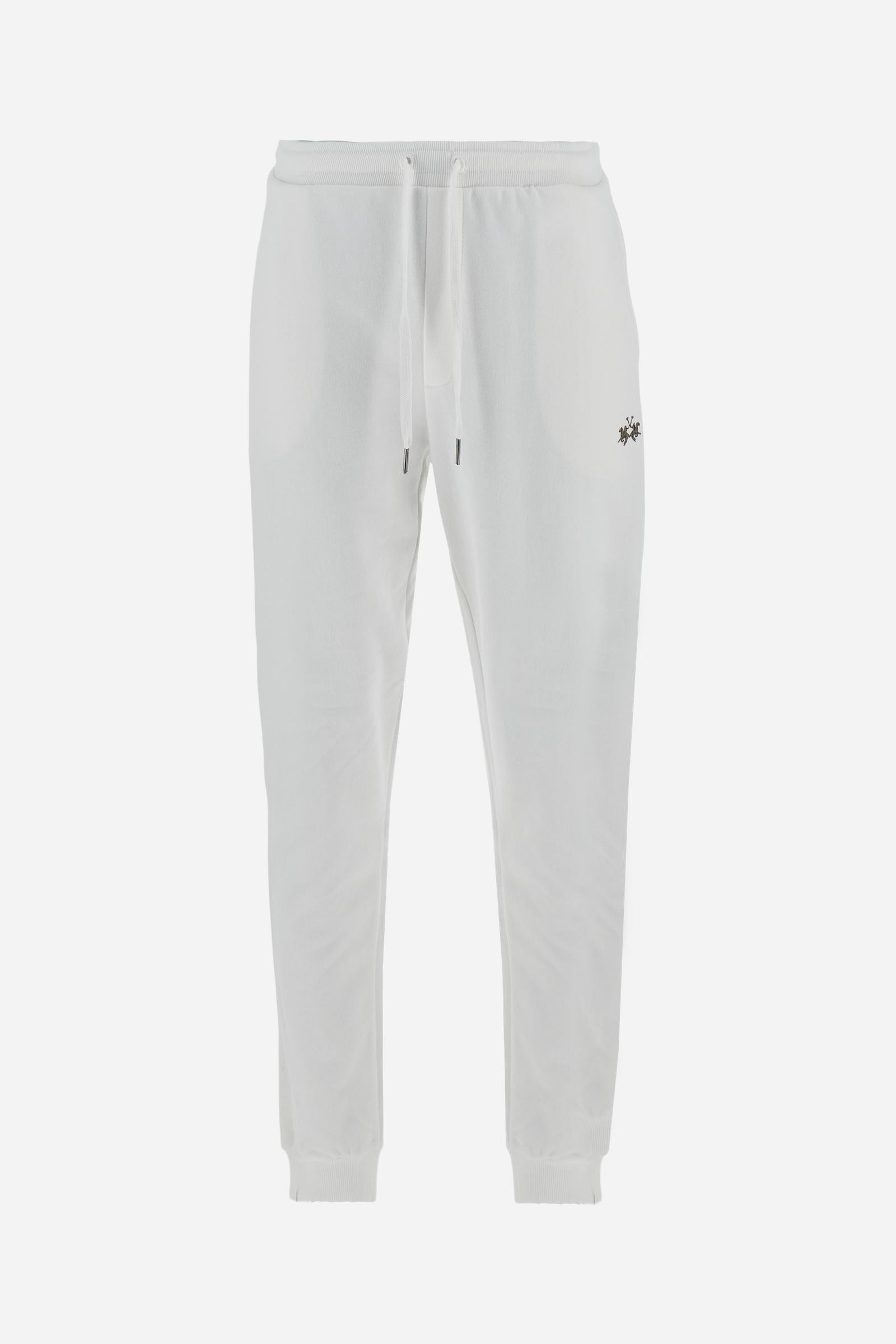 Men’s jogging pants in brushed cotton - Banyell