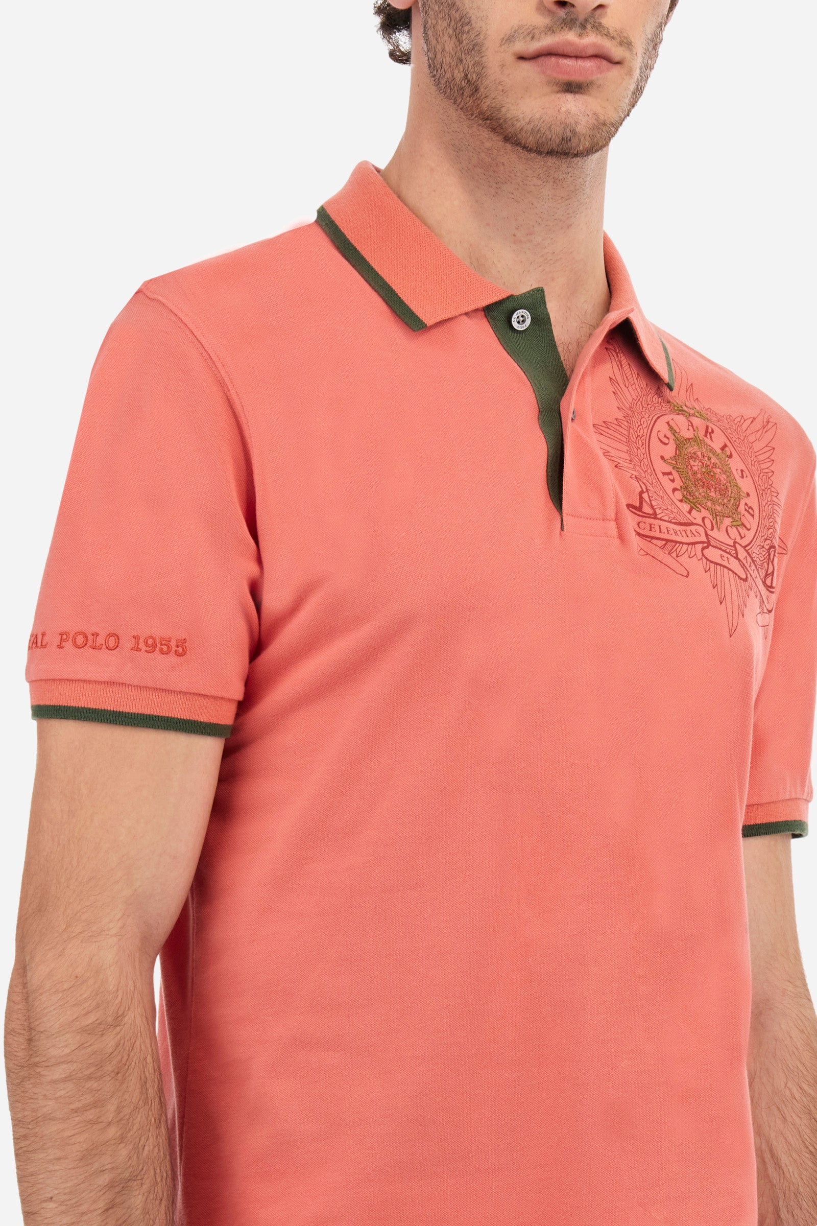 Guards polo shirt in piqué cotton in regular fit - Anfione