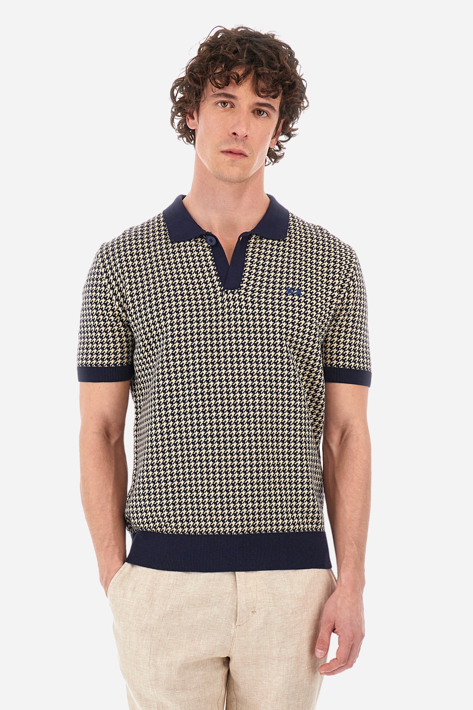 Polo-Shirt aus Baumwollstrick Regular Fit – Yarrow