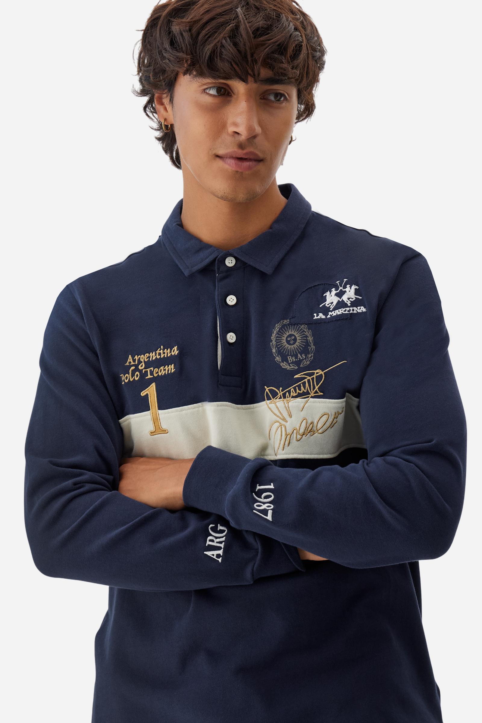 Polo de hombre en jersey soft-touch - Bill