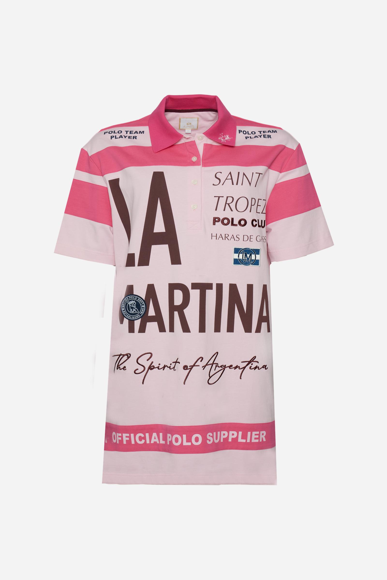 Women's long dress in heavy jersey Saint Tropez - Carola