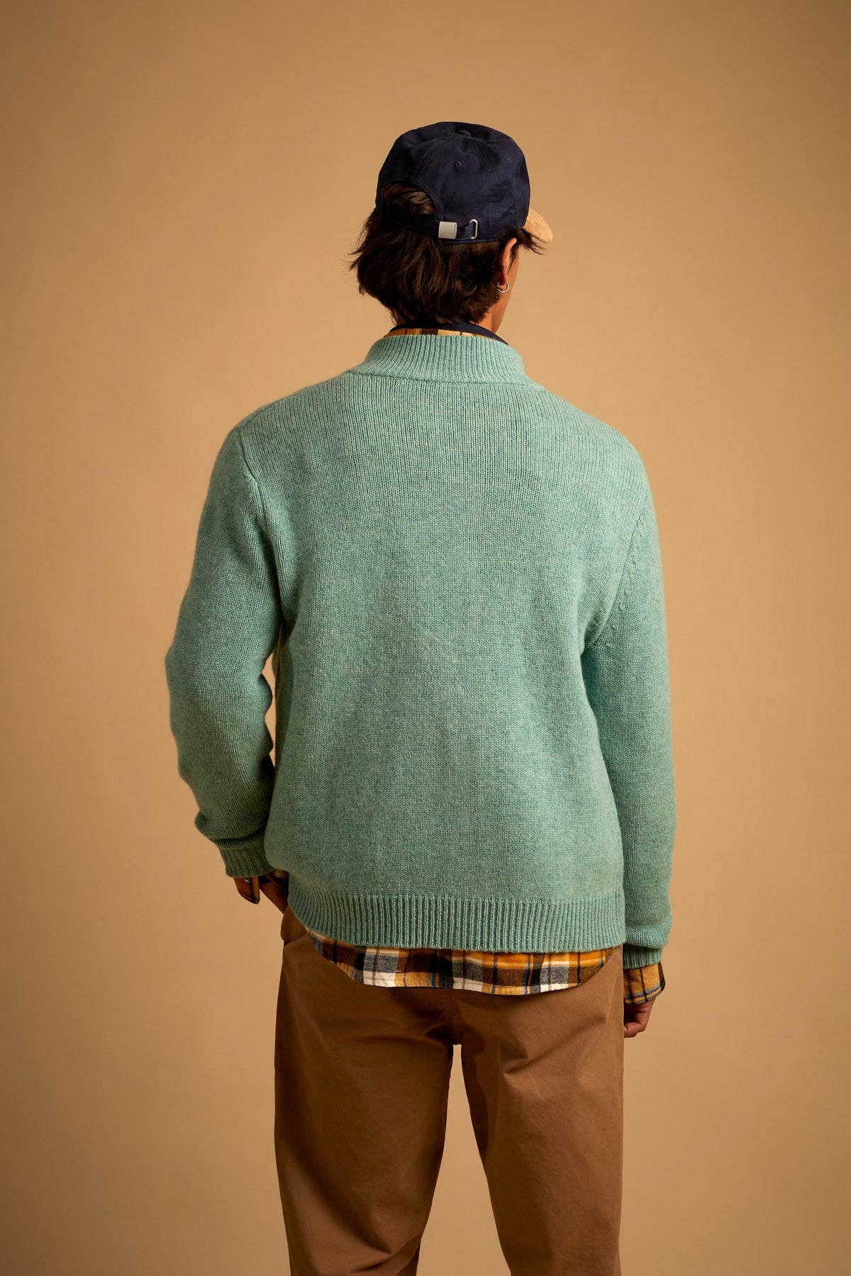 Men's full-zip sweater in merino wool - Ero
