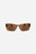 Women’s sunglasses crafted from acetate, available in a range of finishes that enhance the depth of color and the material’s natural shine. The dark nylon lenses, shaded upward, provide high UV protection and optimal visual comfort. The oversized rectangular silhouette recalls the iconic charm of the 1960s, reinterpreted through clean lines and contemporary proportions. Wide temples are embellished with the brand’s gold logo, a distinctive detail that completes the design with elegance. - Tidal Foam        
