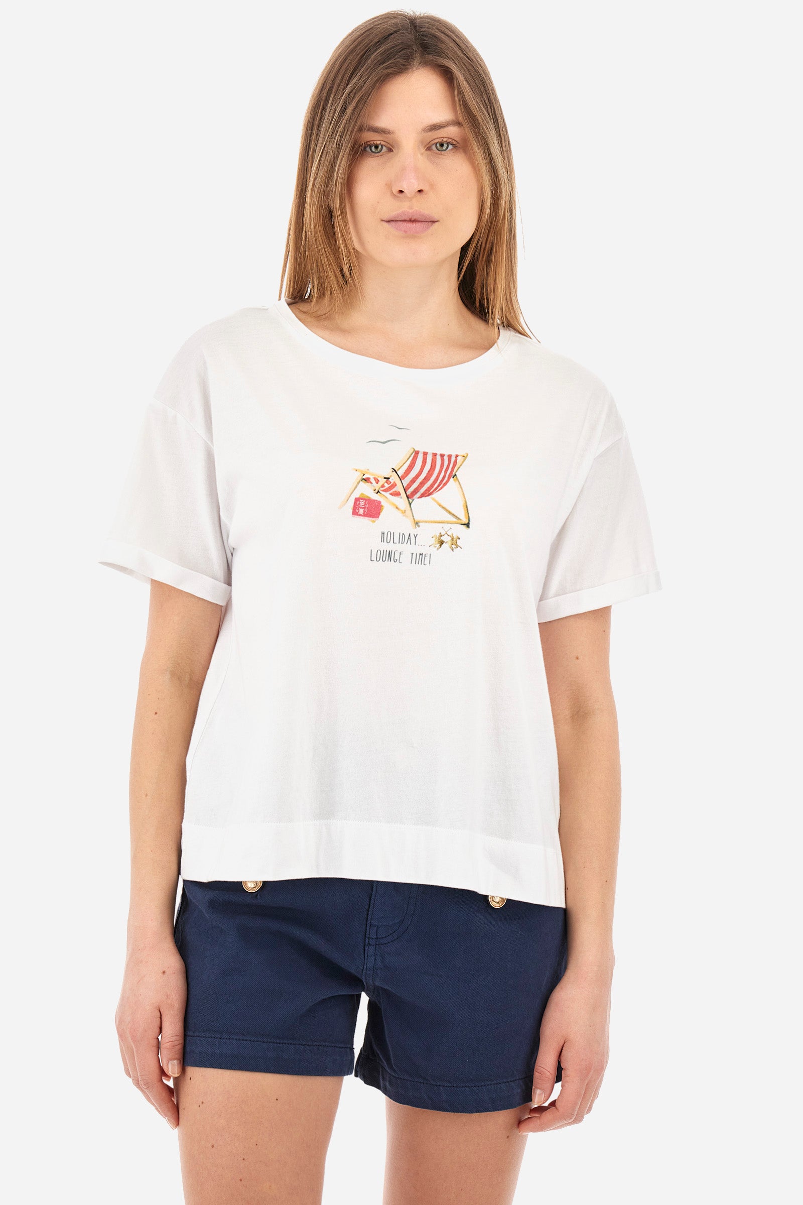 Regular-fit cotton T-shirt - Yashodhara
