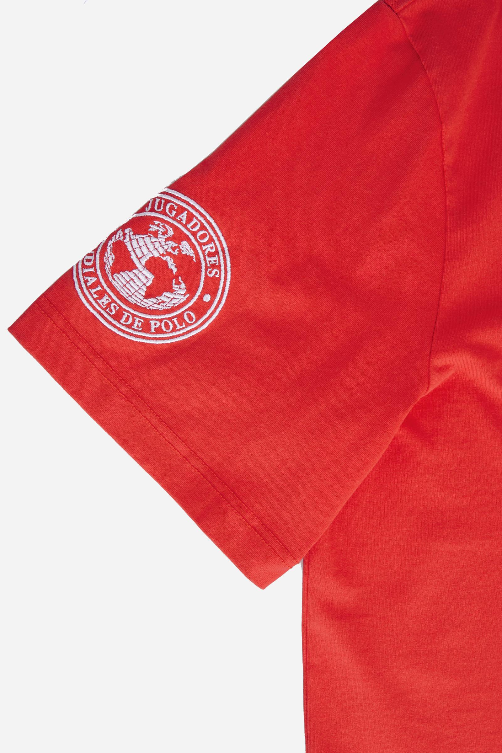 Polo manica corta in jersey di cotone – Limited Edition “Ride and Strike”