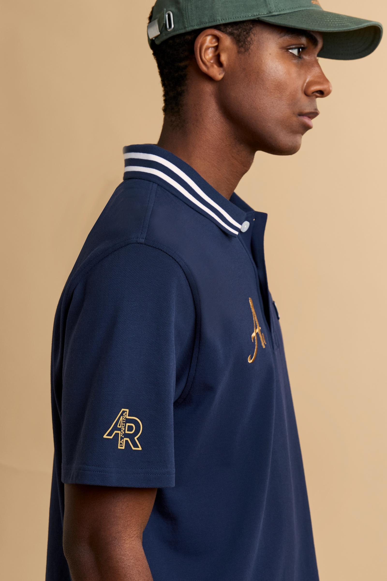 Men’s short-sleeved cotton piqué polo shirt Argentina - Cade