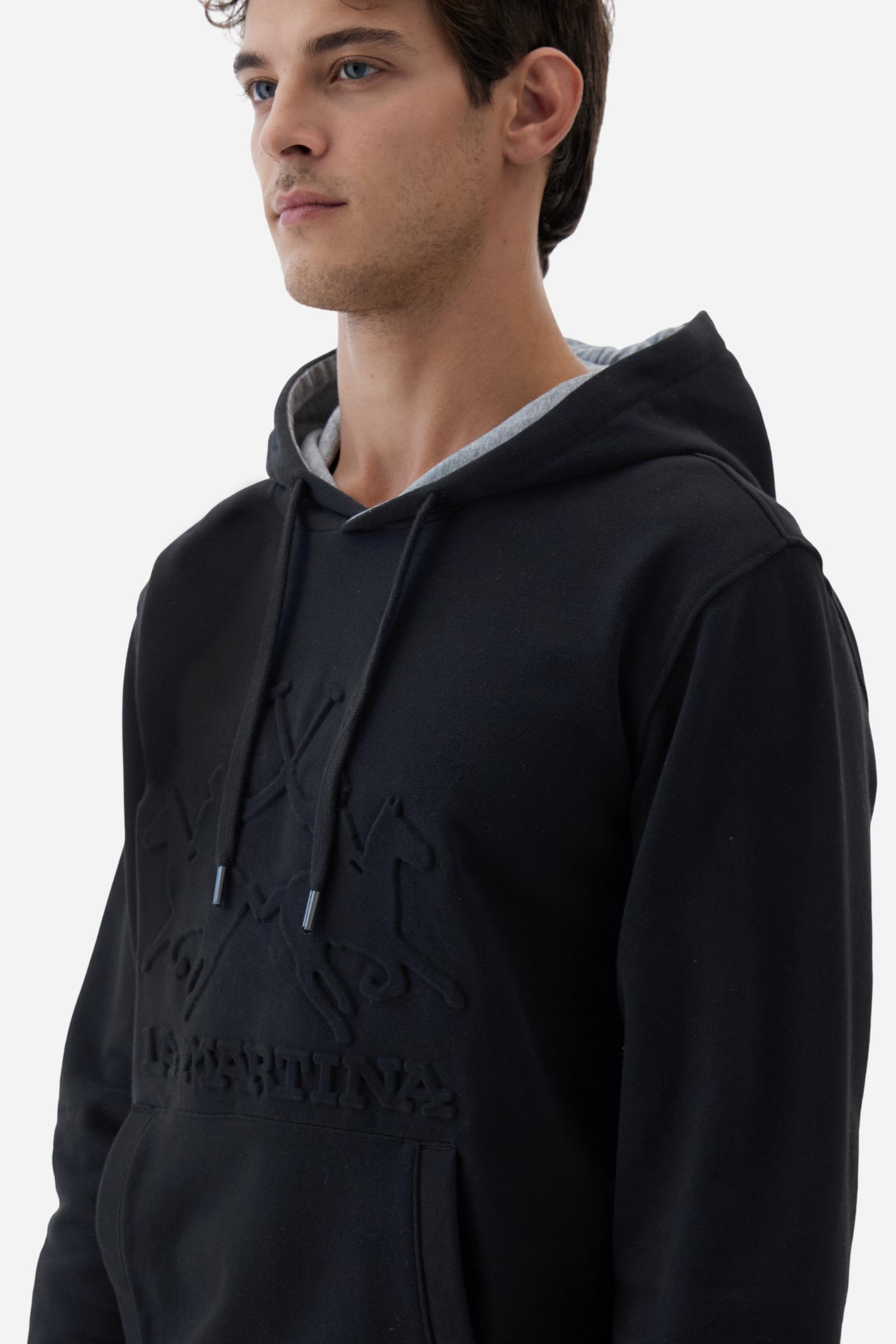 Sweat à capuche en coton avec maxi logo - Benny