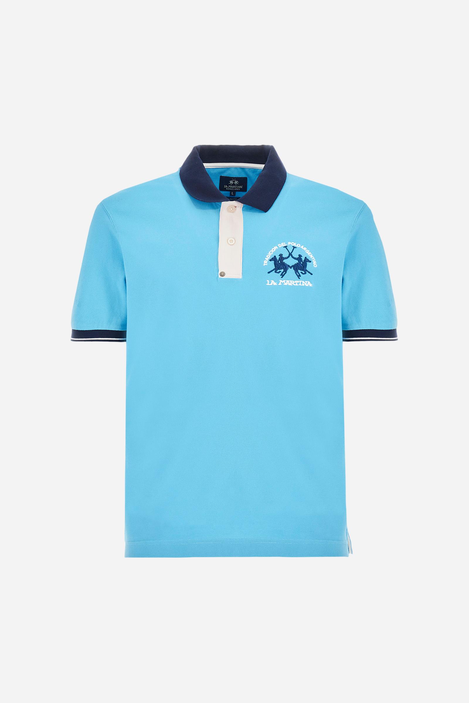 Slim fit cotton piqué polo shirt - Trixie