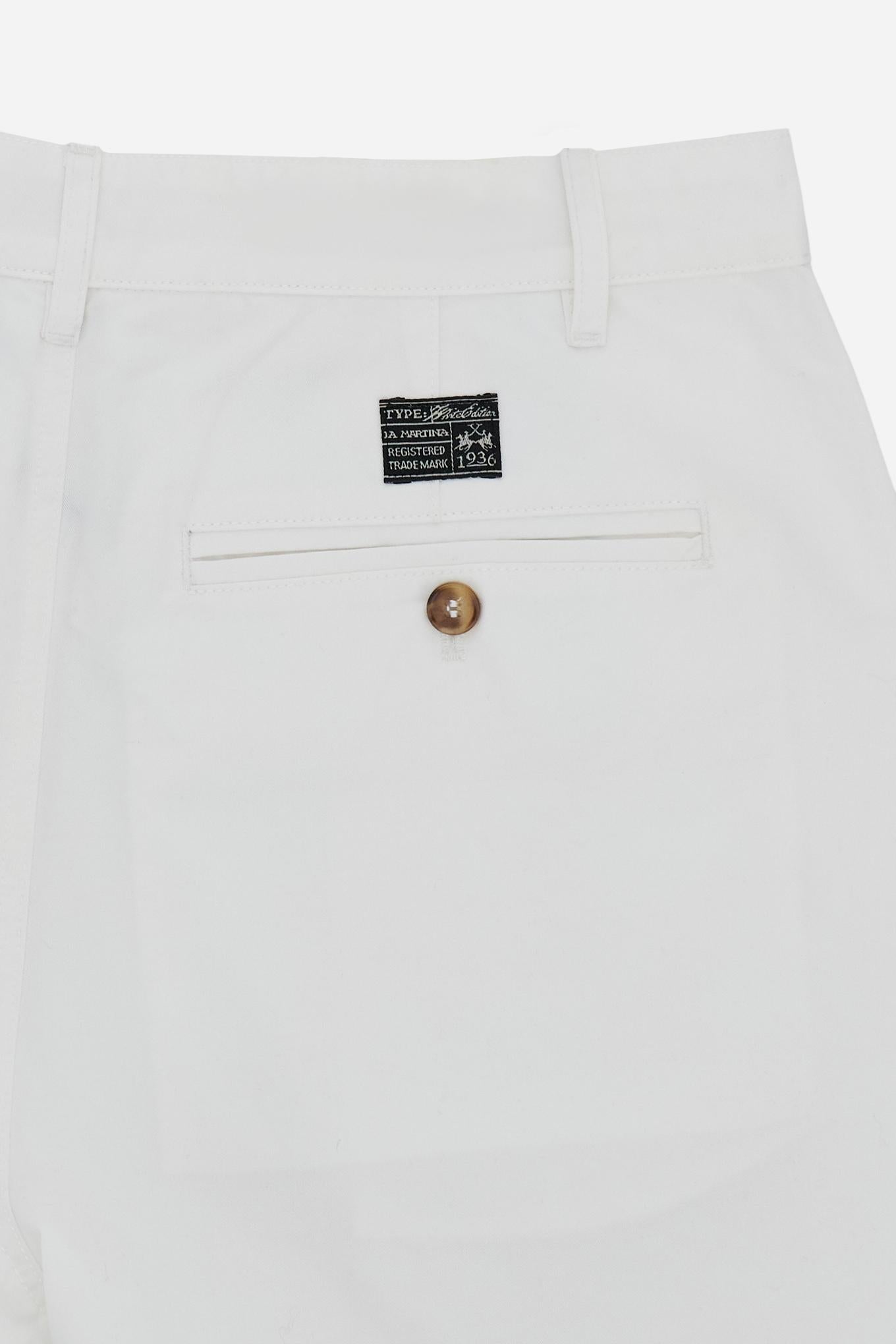 Women’s cotton twill Bermuda shorts – Cecilia