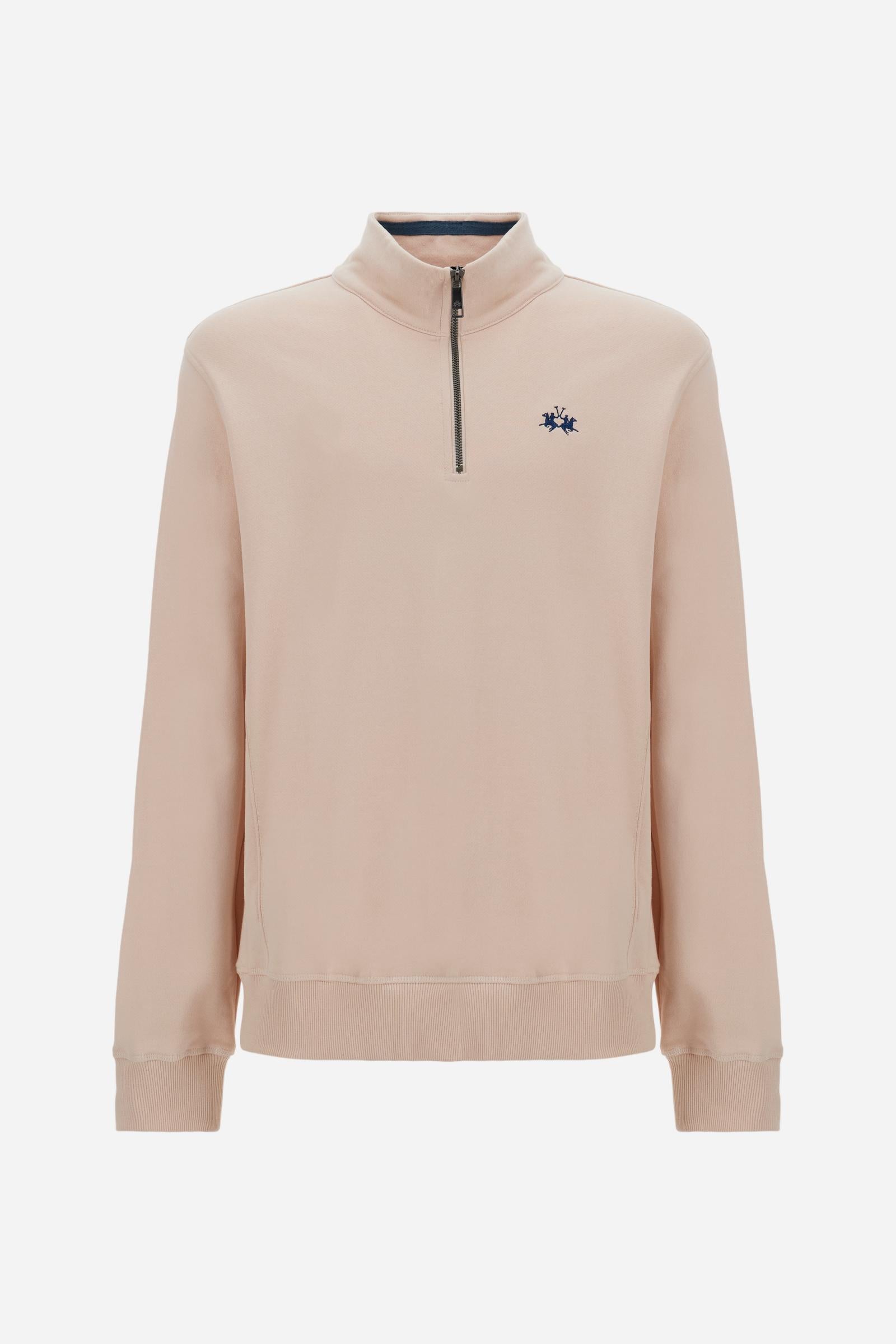 Sweatshirt homme demi-zip en French Terry - Damian