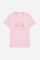 Short-sleeved T-shirt for girls made from soft 100% cotton jersey in a solid colour. The style features a regular fit and tonal ribbed crew neck. The maxi front print, featuring the iconic crossed polo players logo and La Martina lettering, enhances the garment with a sporty and recognisable style. - FairTale