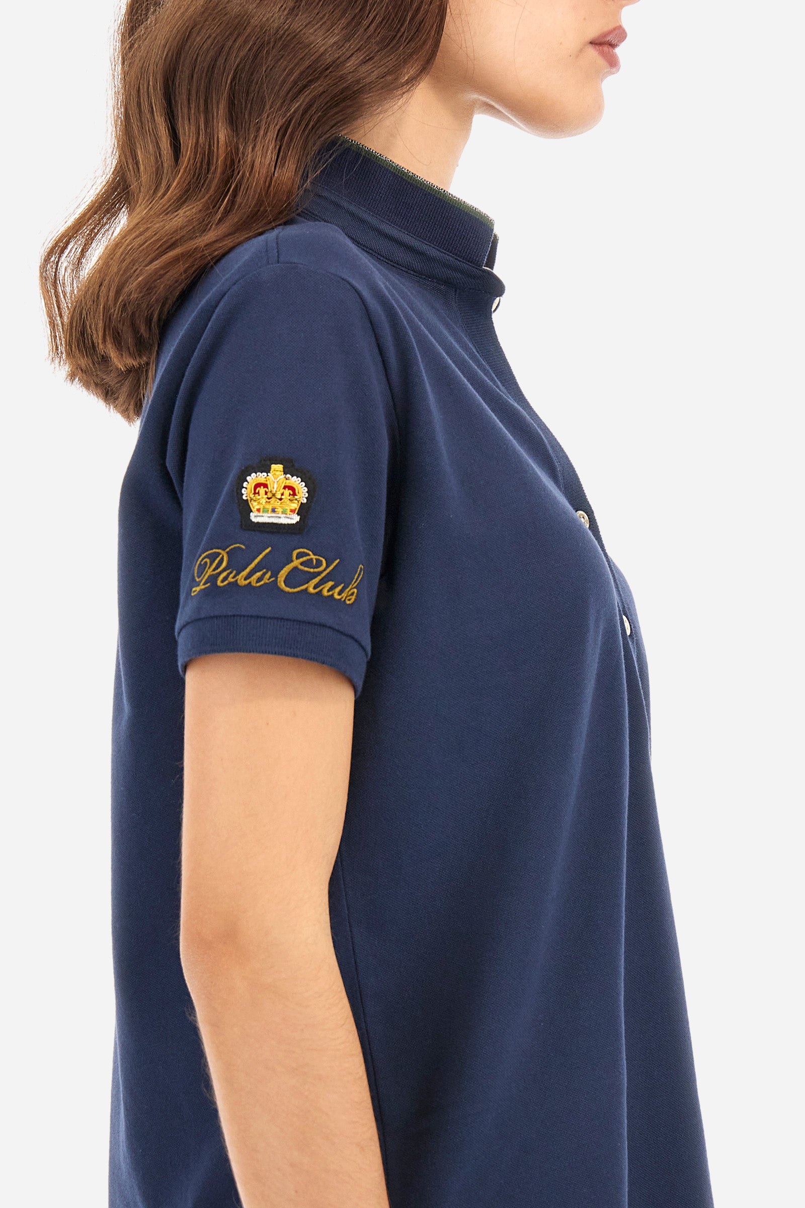 Polo shirt in stretch piqué cotton in regular fit - Ambra