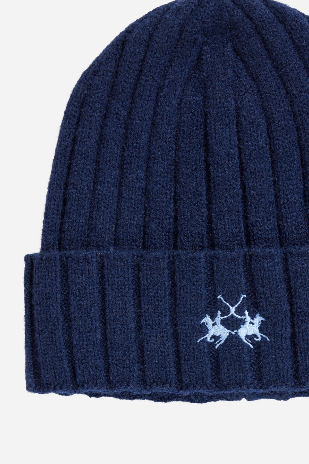 Men's ribbed wool blend beanie