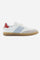 Retro tennis sneakers in leather and suede split with handcrafted details. Hot-branded logo and stitched latex sole for vintage style and superior lightness. - Taupe/Off White                                                                                                                                                                                                                                                                                                                                                 