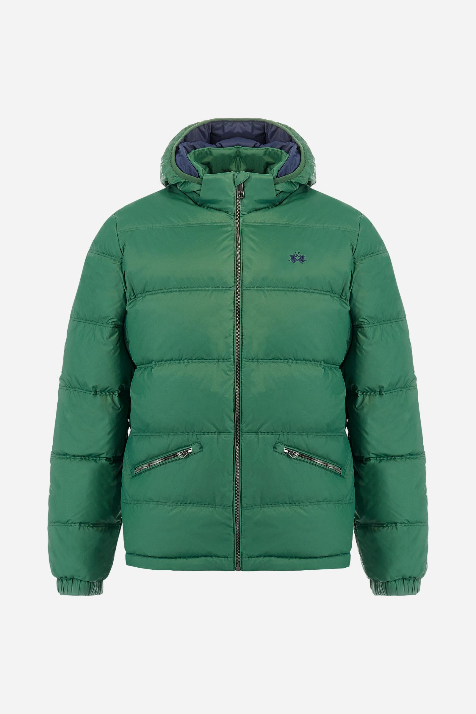 Men’s nylon down jacket with feather padding - Bertrand