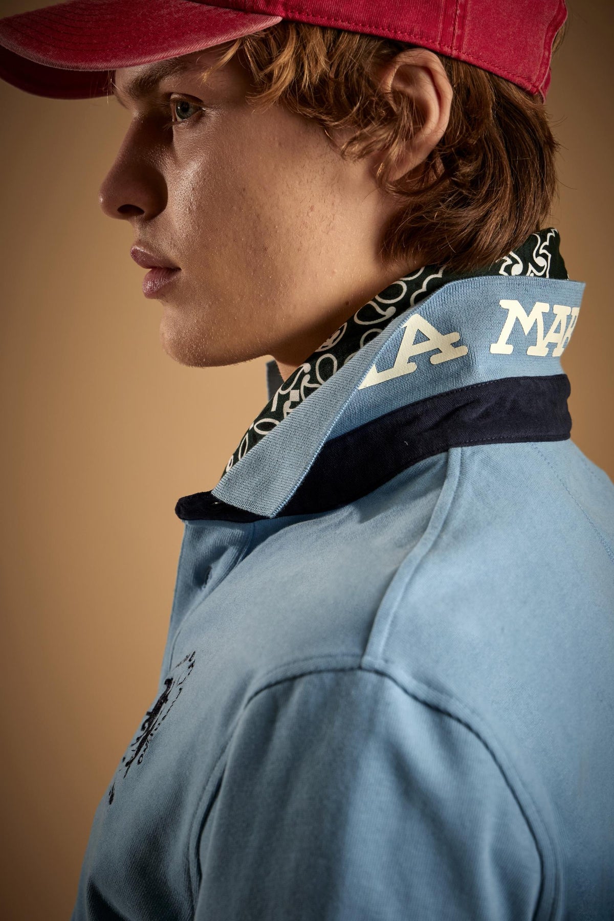 Polo uomo in jersey soft-touch team logo - Dirk