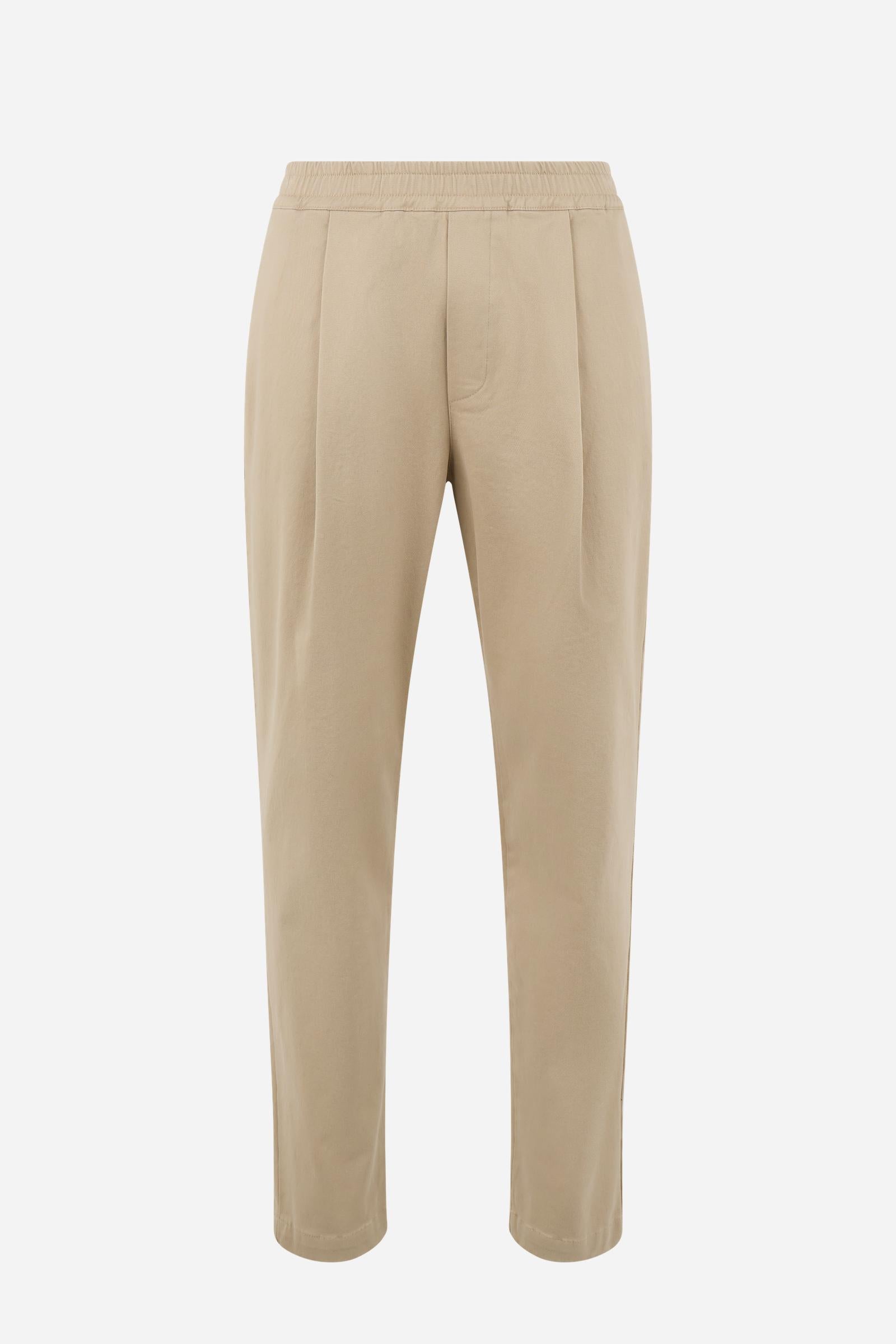 Men's long pants, stretch twill, relaxed fit - Felix