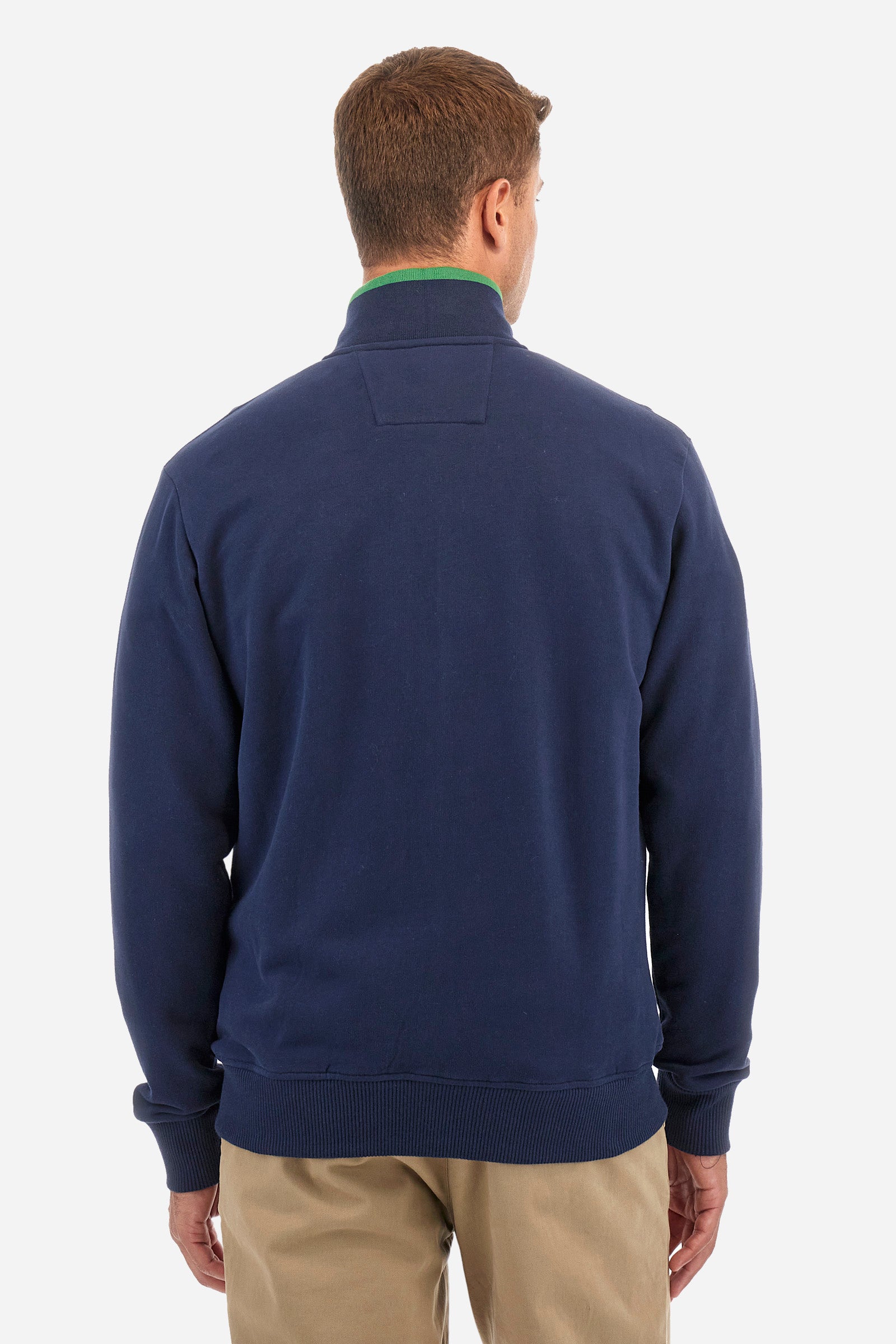 Regular fit cotton sweatshirt - Zenio