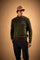 Men's crew neck merino sweater with large logo - Eval