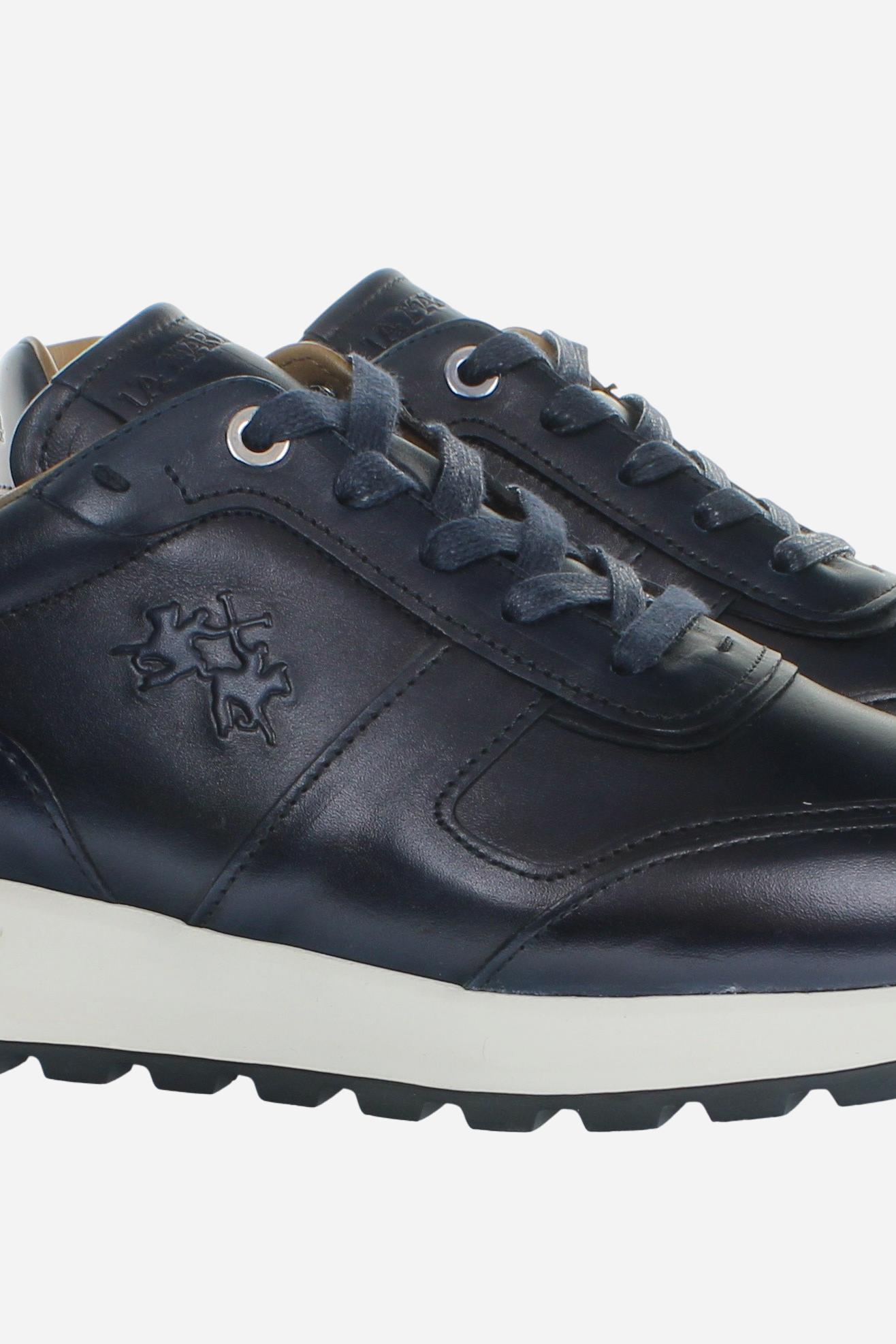 Men's leather sneakers - Brim