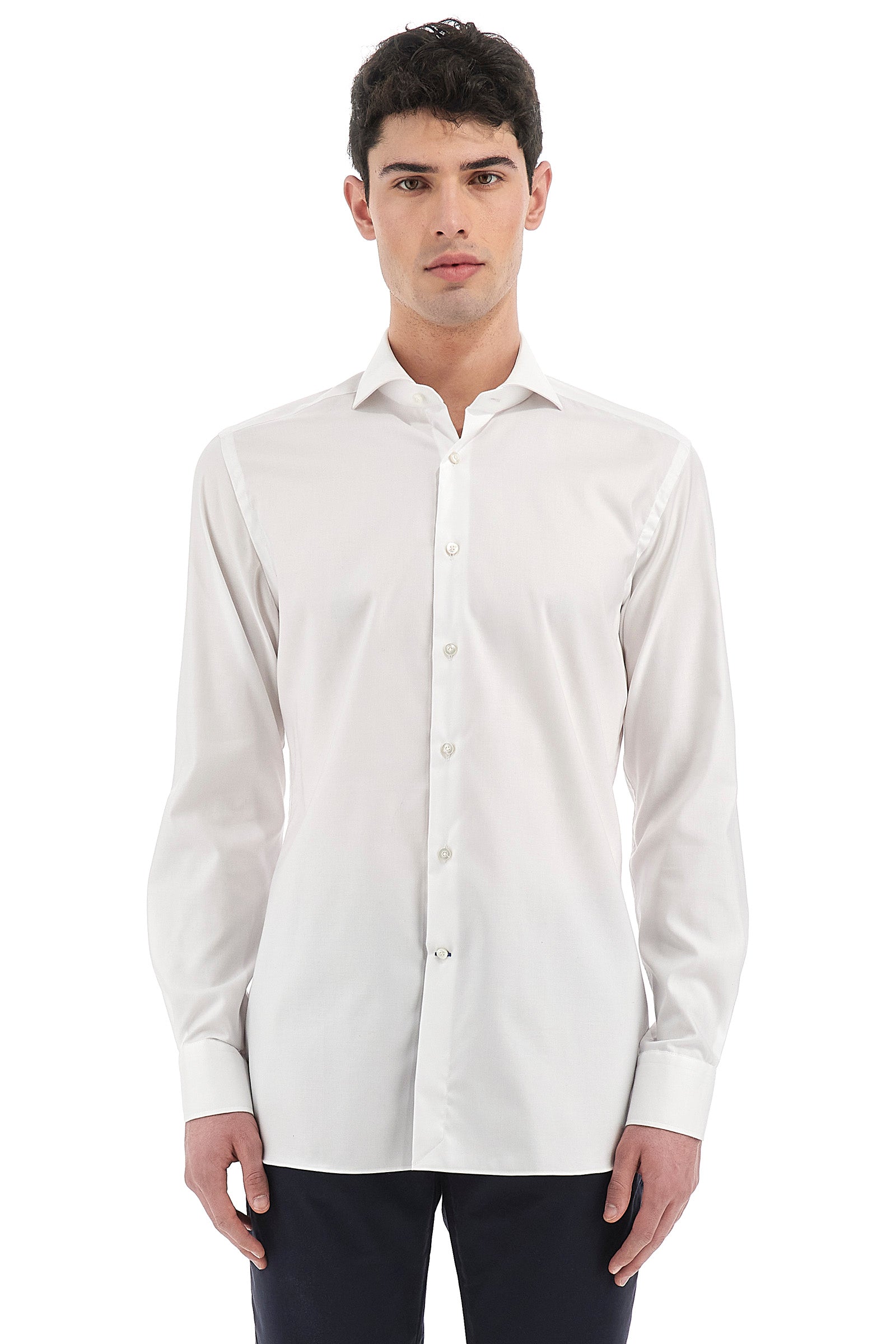 Classic style shirt for men in long-sleeved cotton - Paternò