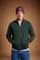 Men's 100% cotton fleece sweatshirt with a high collar, customized zipper, ribbed cuffs and hem, regular fit, and a subtle embroidered logo for comfort and style. - Sycamore