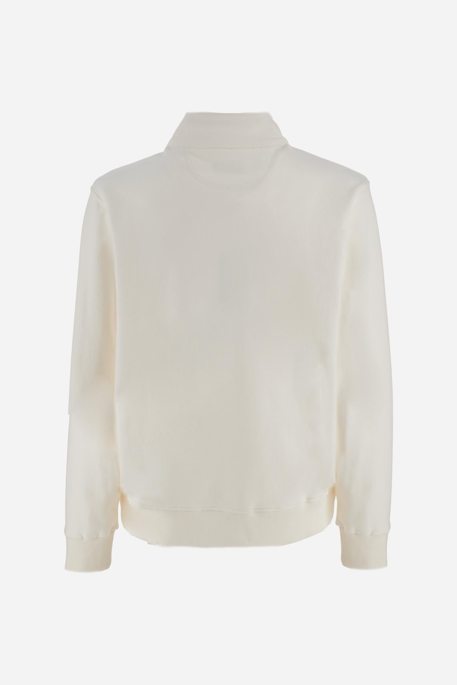 Men’s half zip cotton French Terry sweatshirt – Chalino