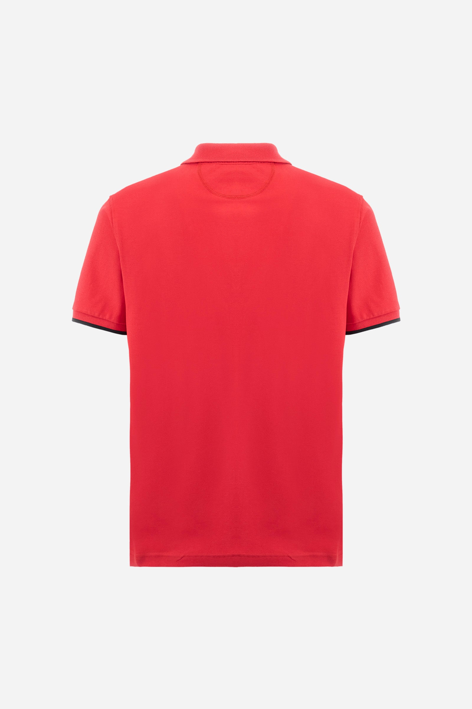 Polo stretch avec poignets contrastés - Asahi