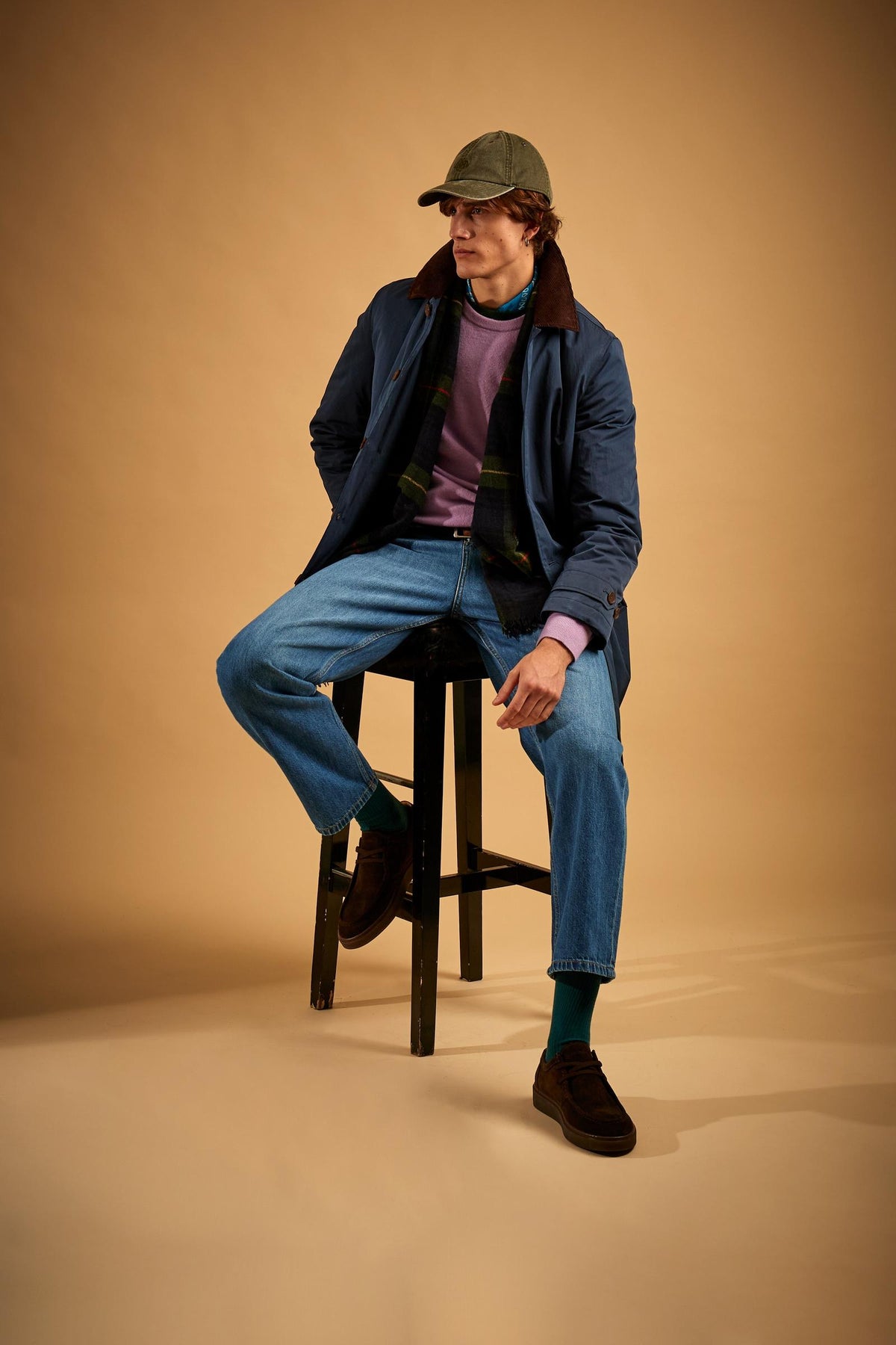 Men's padded coat in Coated Canvas - Dillon