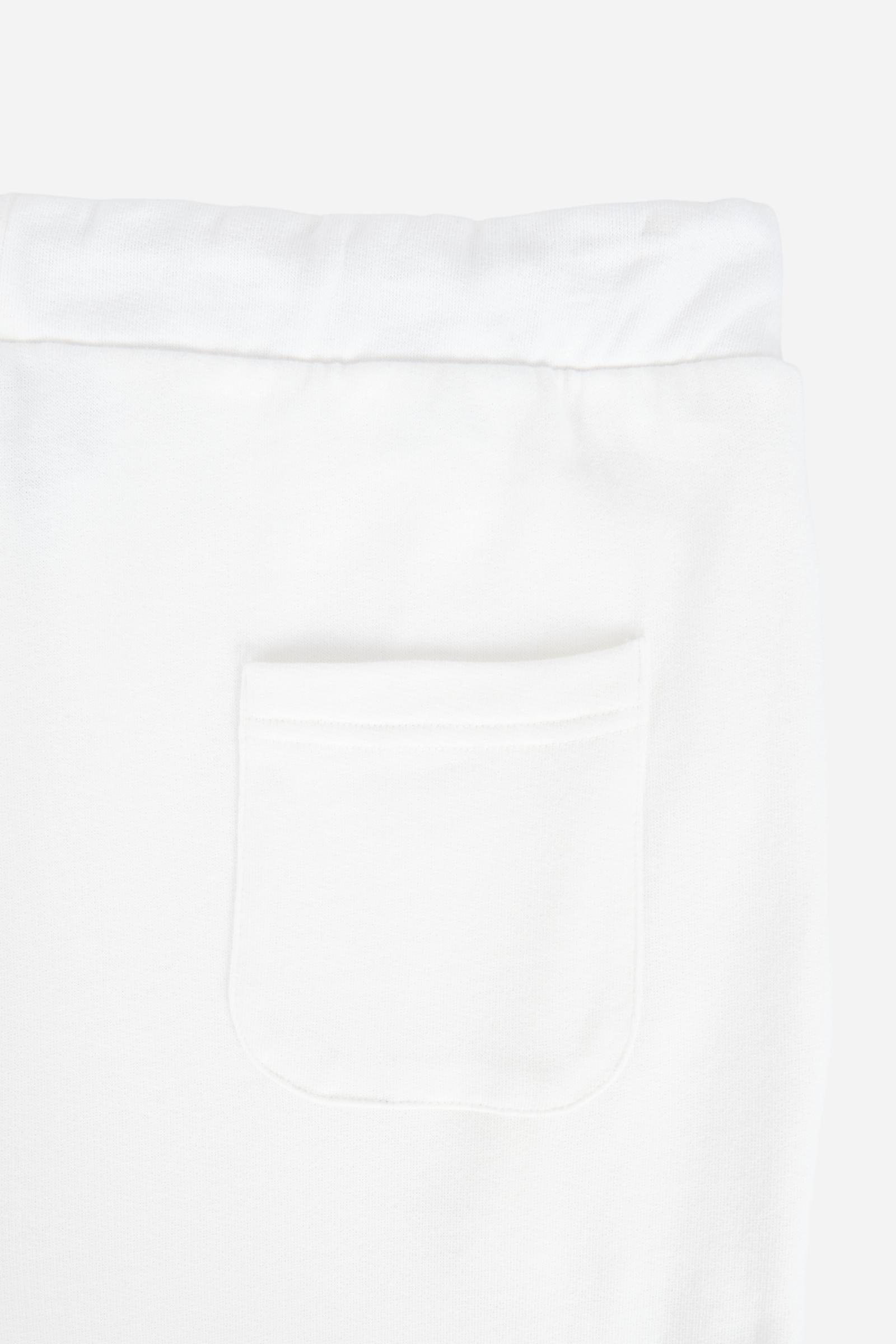 Men's 100% cotton jogging trousers in a regular fit - Off White