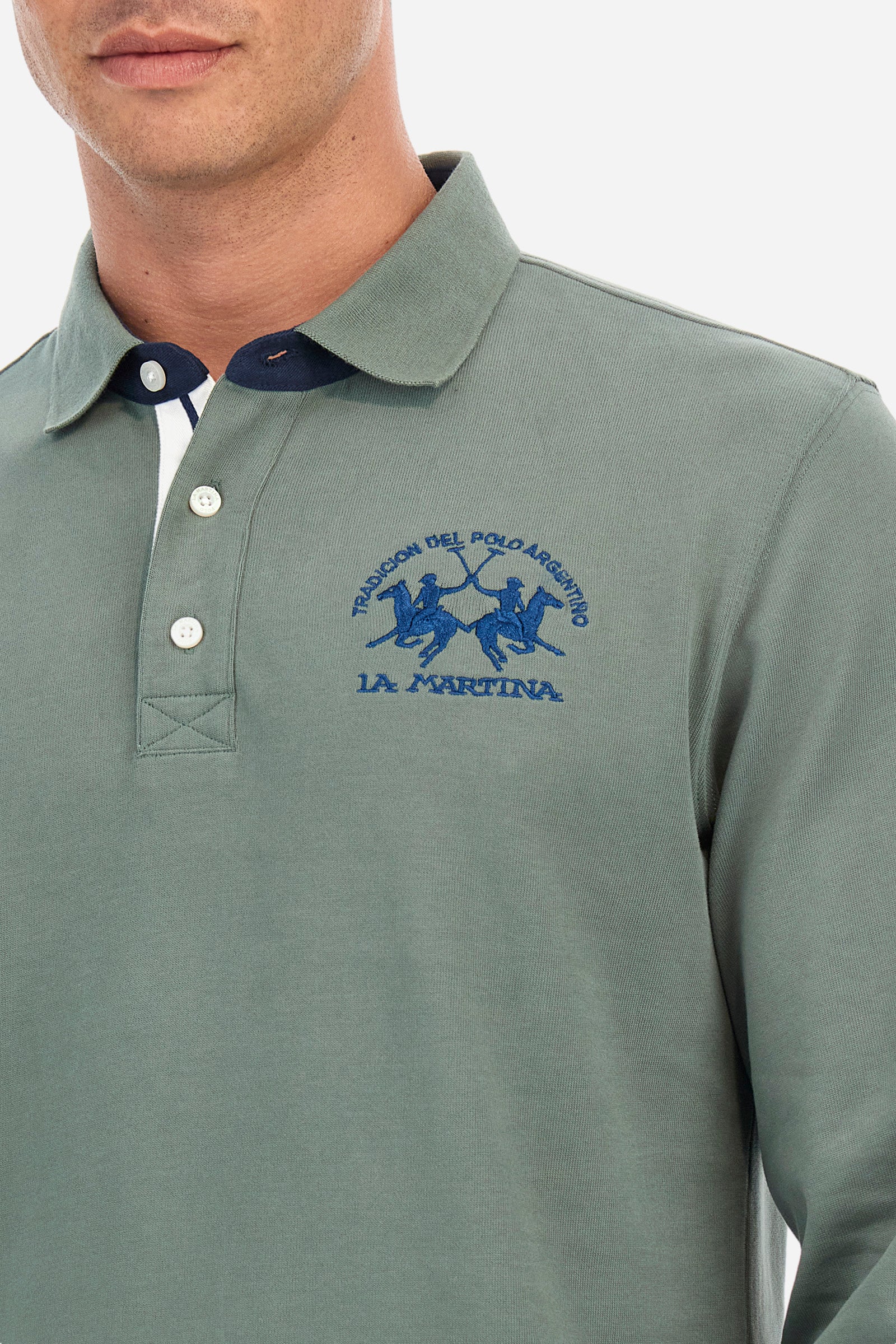 Regular-fit polo shirt in cotton - Clinton