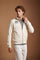 Men's long-sleeve sweatshirt in brushed cotton fleece with high collar, double-slider zipper, ribbed cuffs, embroidered Argentina Polo Team graphic, and side pockets. - Pristine