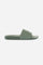 Men’s water-repellent PU slides with embossed logo and anti-slip sole. Made in Italy comfort. - Green                                                                                                                                                                                                                                                                                                                                                                                                                           