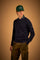 Pull homme col rond en laine mélangée Cortina Polo Club - Eric