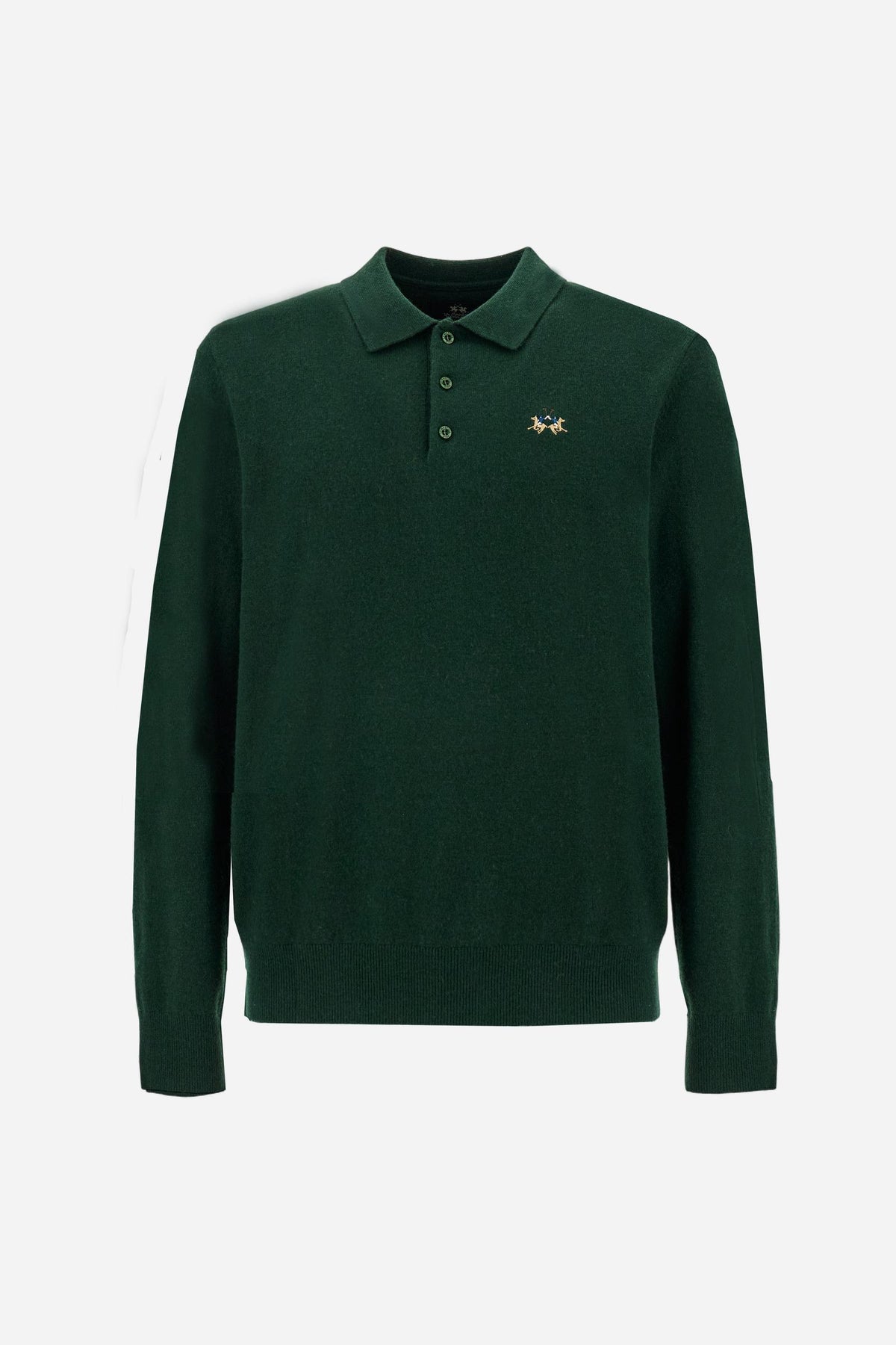 Polo aus einem Herren-Mix mit Lammwolle - Ettore