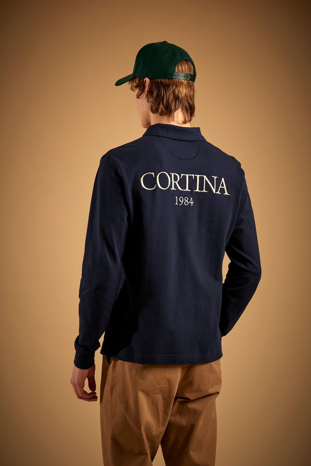Polo uomo manica lunga piquet di cotone Polo Club Cortina – Egbert