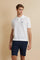 Polo homme en maille ajourée de coton biologique - Carlton