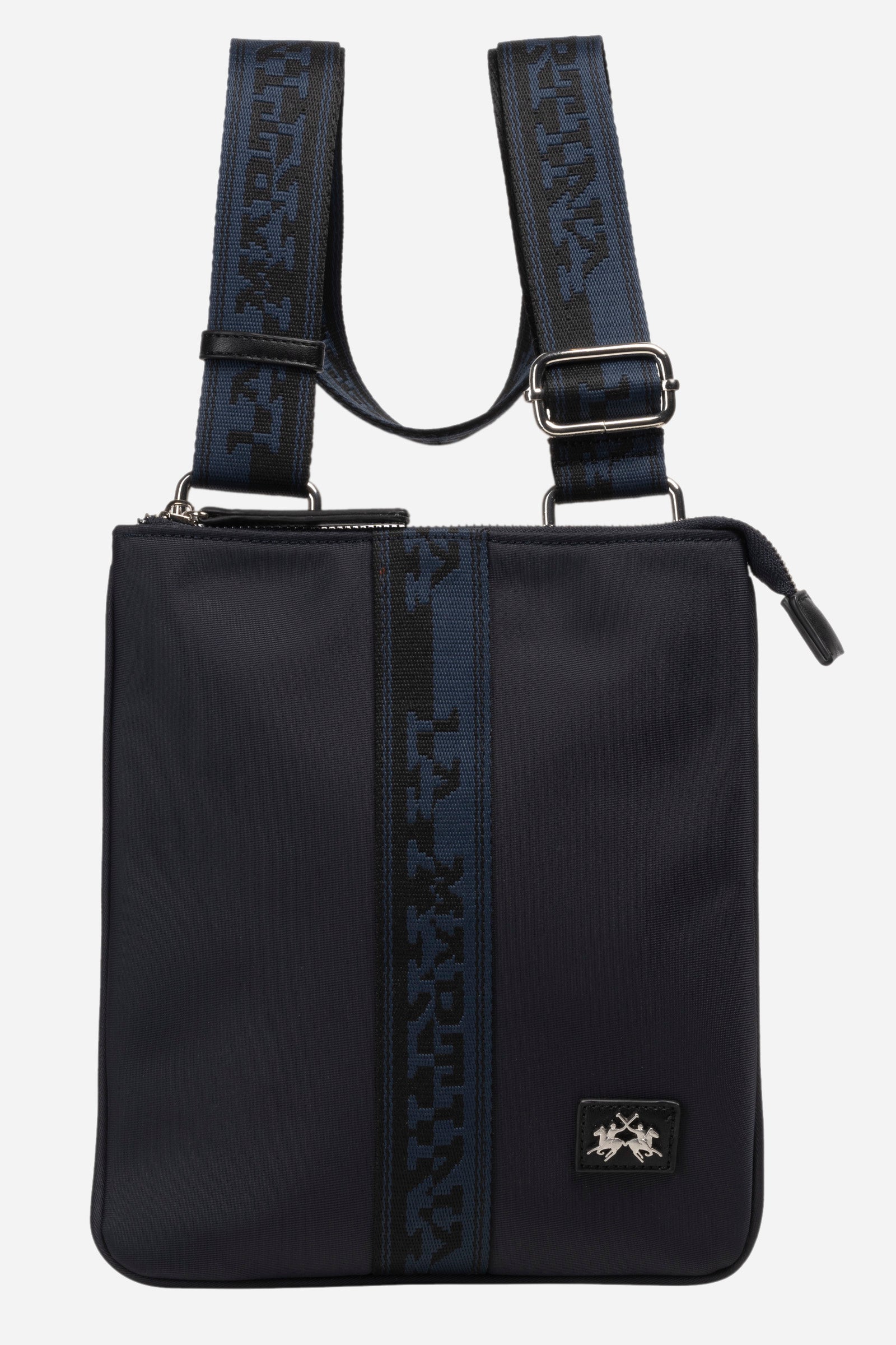 Men's crossbody bag in synthetic fabric - Adolfo