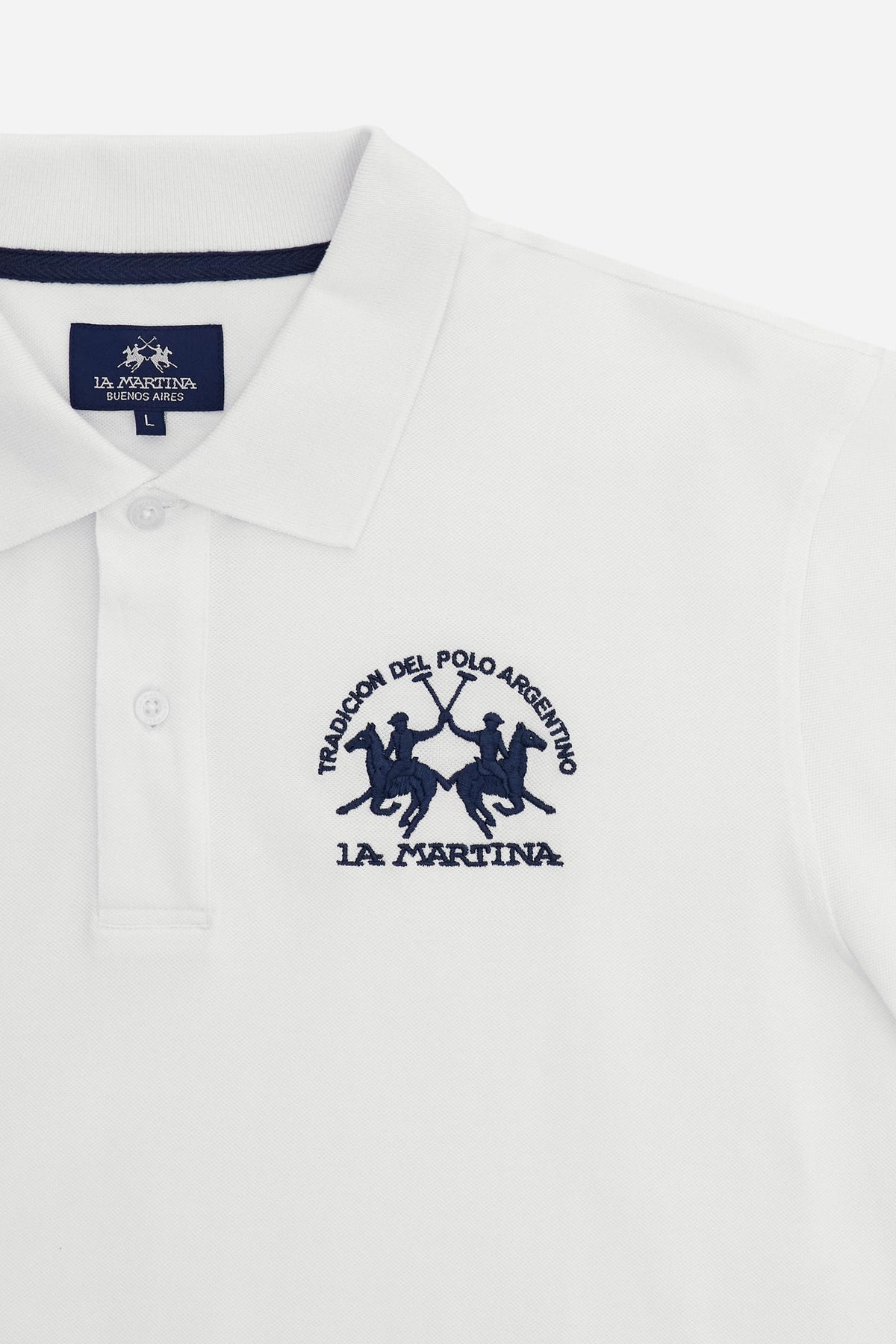 Men's regular fit polo with team logo - Miguel