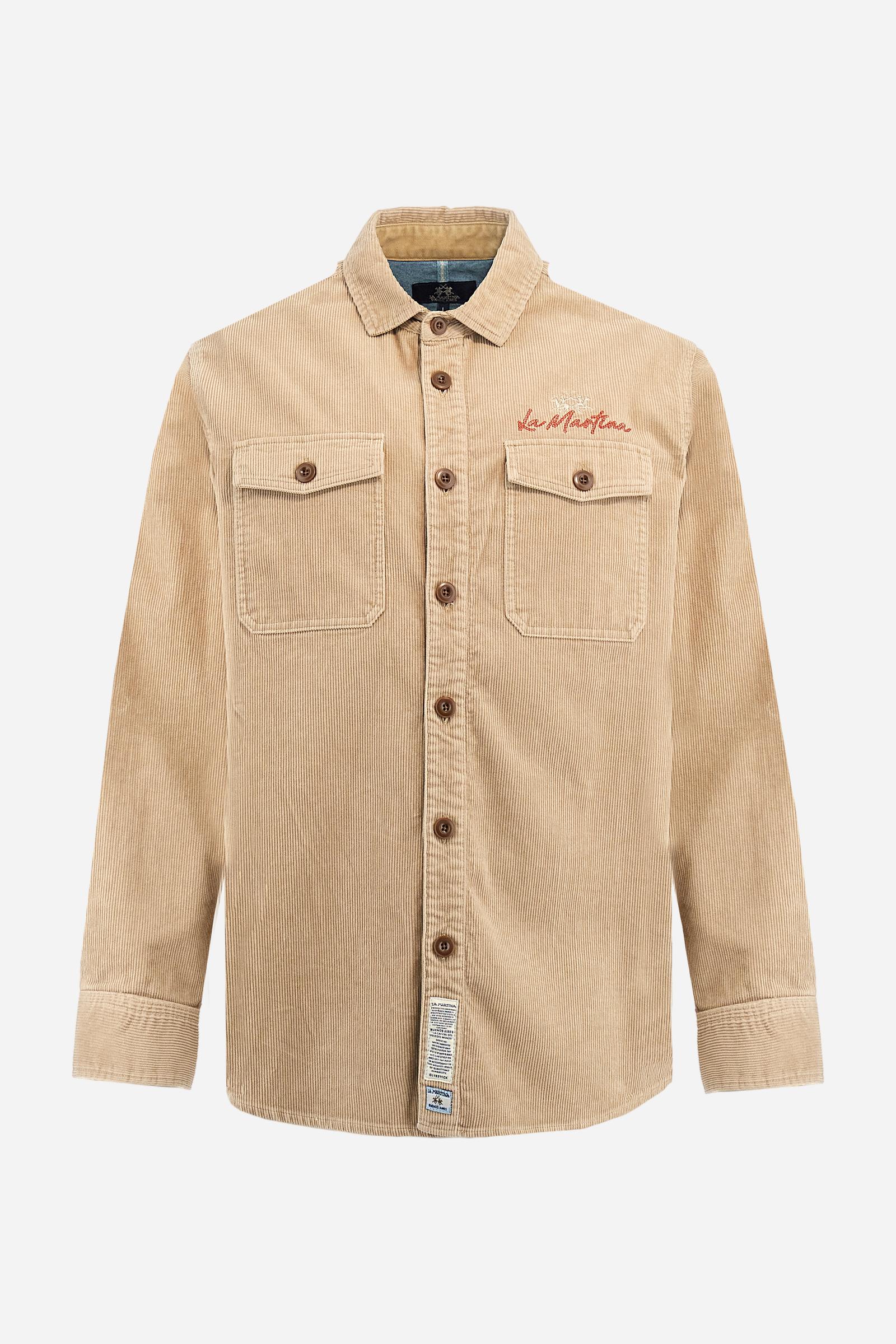 Surchemise homme en velours rayé - Bob